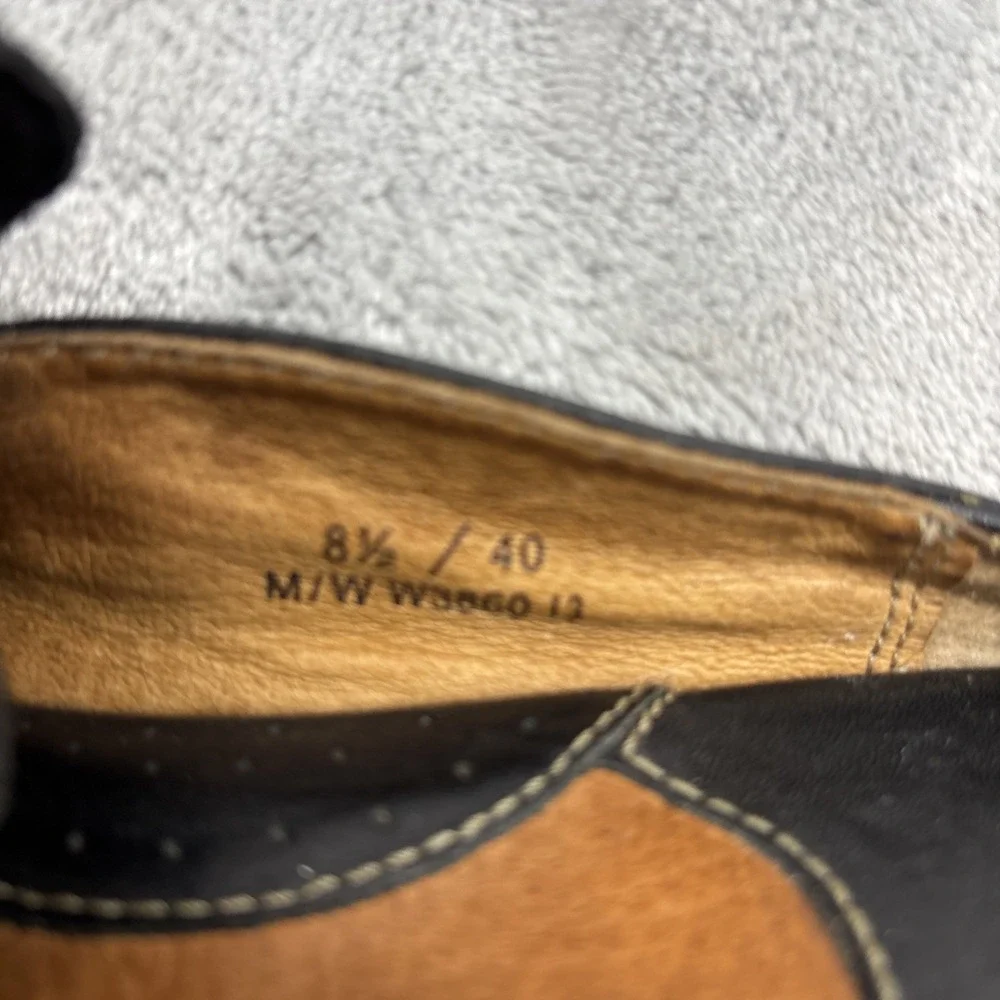 Born Loafers Men Black Leather Casual US 8.5